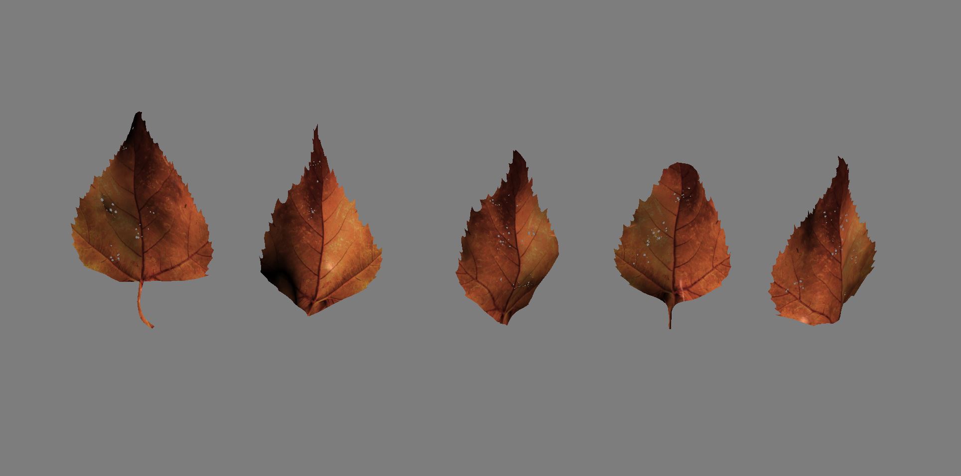 Assets: custom leaves