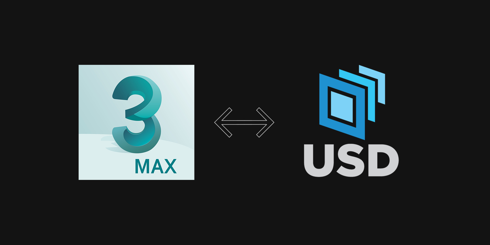 3dsmax and usd plugin logos