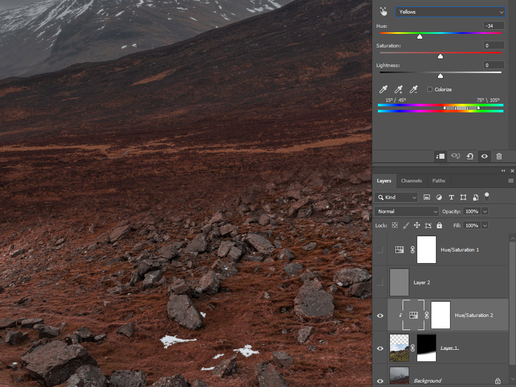 Adobe Photoshop color match